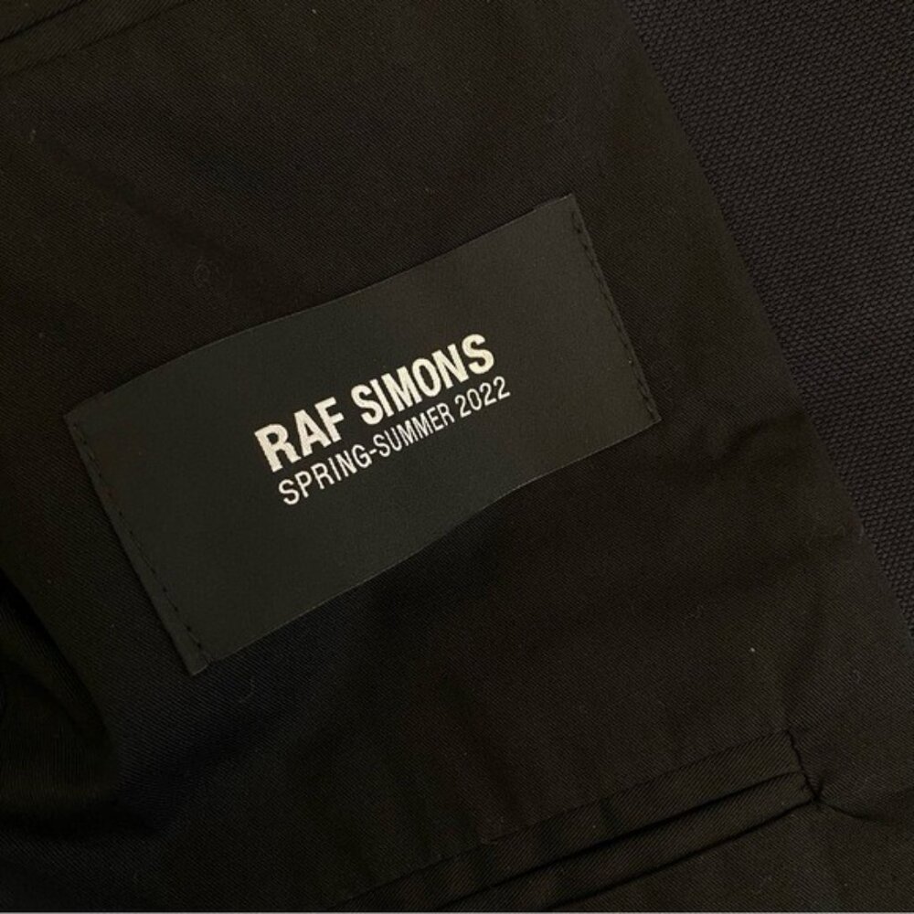 Raf Simons || Slim Fit School Boy Blazer‎ SS2022 Navy Blue IT 40 US Small - Picture 9 of 14